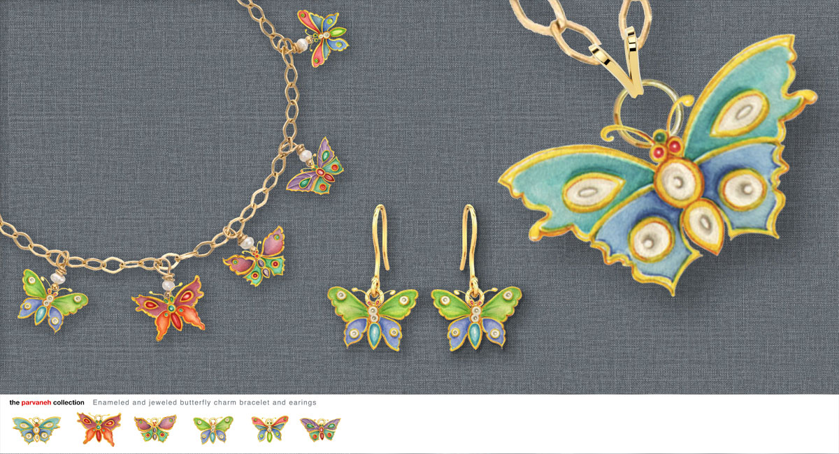 jeweled butterfly collection